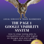 Small Business Guide The Page 1 Google Visibility System